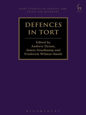 cover image of Defences in Tort